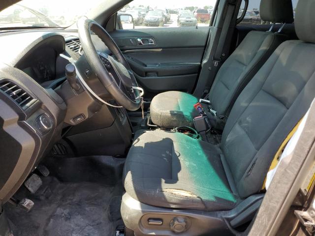 1FM5K8AR6HGB41116 - 2017 FORD EXPLORER POLICE INTERCEPTOR BLACK photo 7