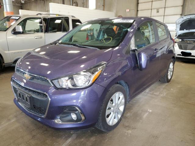 KL8CD6SA1HC775226 - 2017 CHEVROLET SPARK 1LT PURPLE photo 2