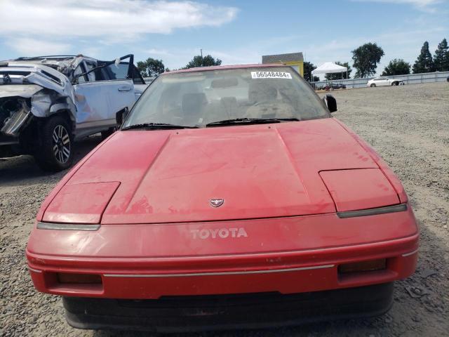 JT2AW15C2G0071862 - 1986 TOYOTA MR2 RED photo 5