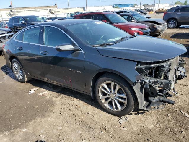 1G1ZE5ST7HF106296 - 2017 CHEVROLET MALIBU LT BLACK photo 4