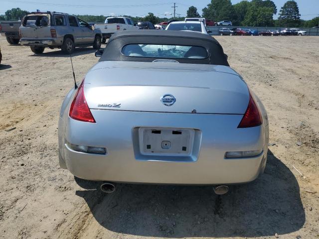 JN1AZ36AX4T015799 - 2004 NISSAN 350Z ROADSTER SILVER photo 6