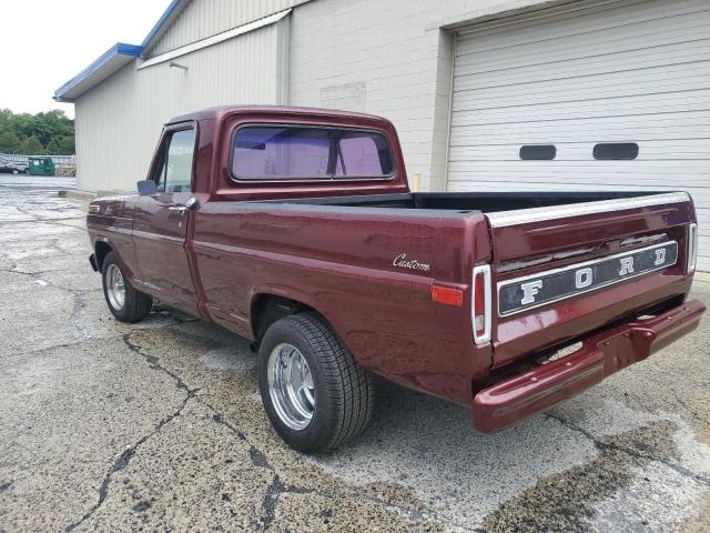 F10ACN12063 - 1972 FORD F100 RED photo 2