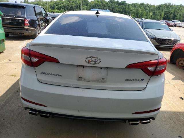 5NPE34AB6FH084504 - 2015 HYUNDAI SONATA SPORT WHITE photo 6