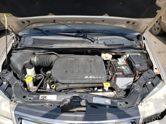 2C4RC1CG0DR570752 - 2013 CHRYSLER TOWN & COU TOURING L GOLD photo 12