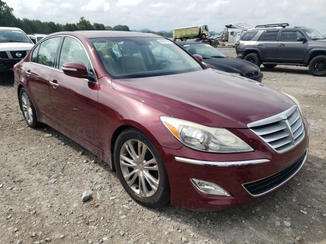 KMHGC4DD4CU177461 - 2012 HYUNDAI GENESIS 3.8L BURGUNDY photo 1