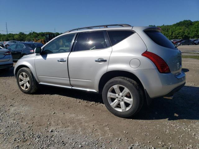 JN8AZ08W97W618495 - 2007 NISSAN MURANO SL SILVER photo 2