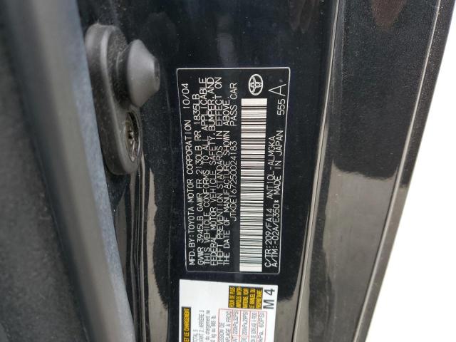 JTKDE167250024183 - 2005 TOYOTA SCION TC 黑色 照片 12