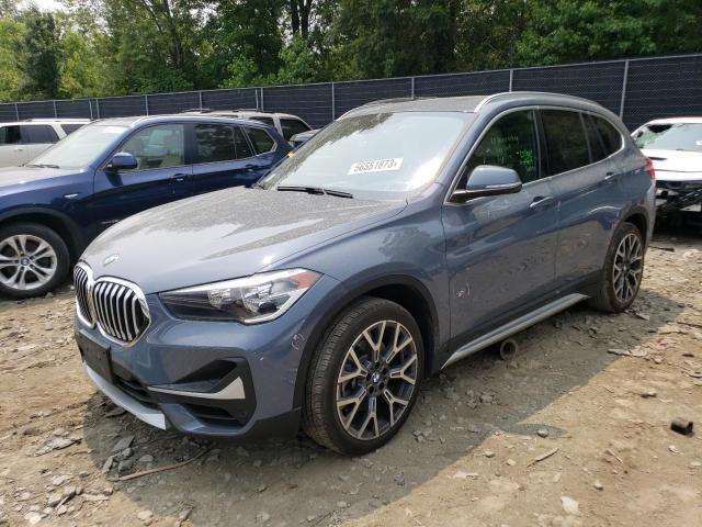 WBXJG9C02M5T62942 - 2021 BMW X1 XDRIVE28I BLUE photo 1