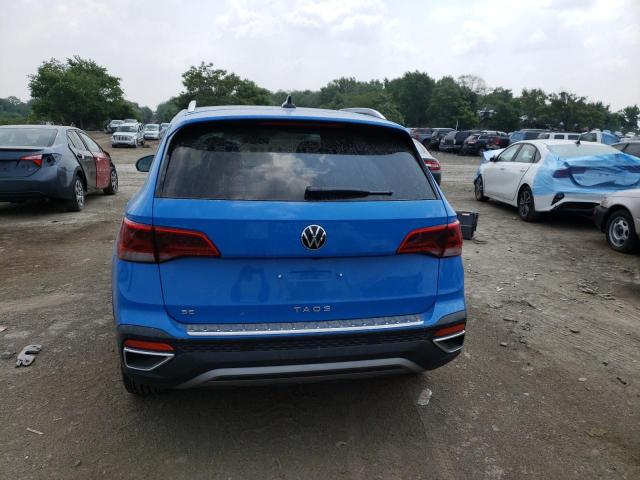 3VVEX7B25PM322795 - 2023 VOLKSWAGEN TAOS SE BLUE photo 6