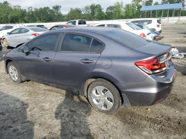 19XFB2E58EE068016 - 2014 HONDA CIVIC LX GRAY photo 2