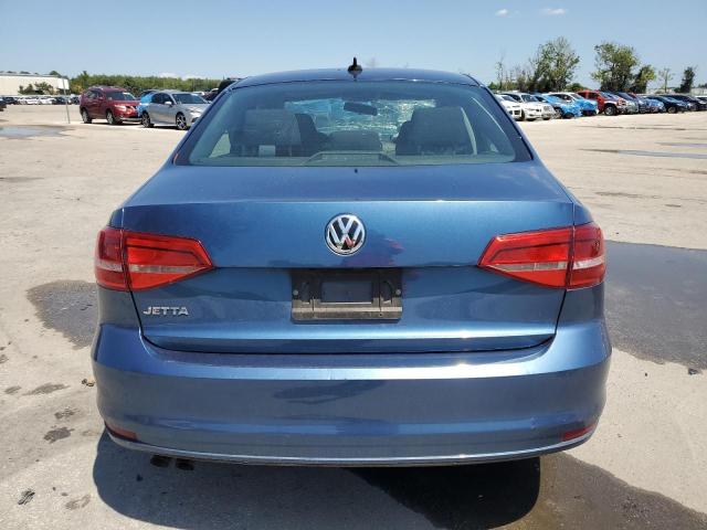 3VW2K7AJXFM414957 - 2015 VOLKSWAGEN JETTA BASE BLUE photo 6