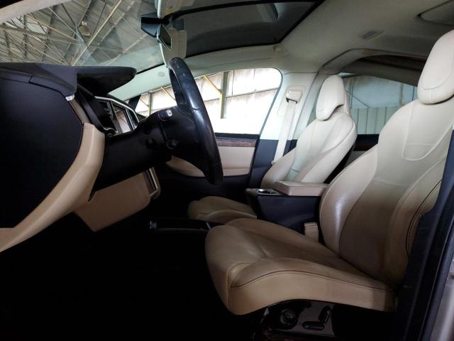 5YJXCBE20GF012138 - 2016 TESLA MODEL X 棕色 照片 7