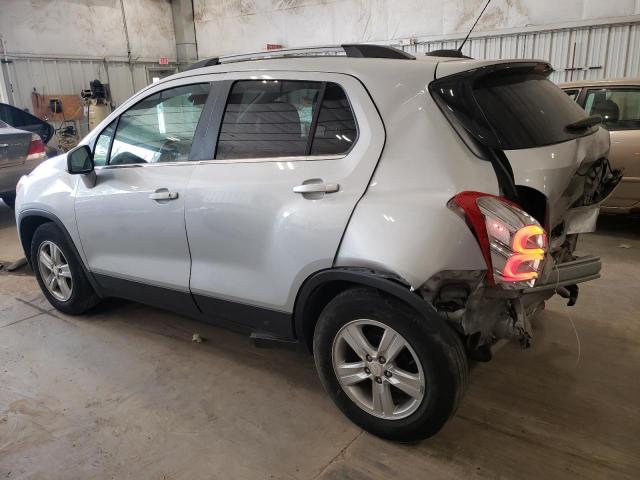 3GNCJLSB1KL403850 - 2019 CHEVROLET TRAX 1LT SILVER photo 2