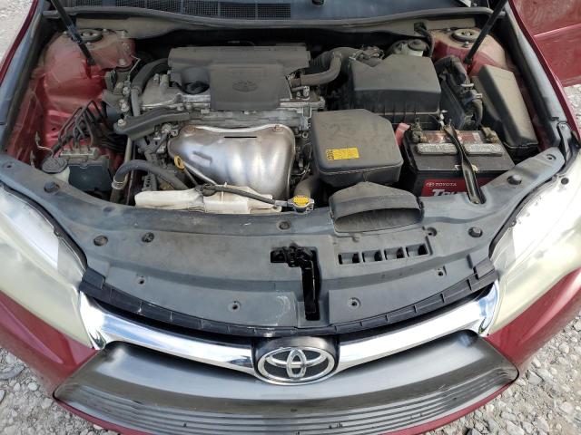 4T1BF1FK3FU919607 - 2015 TOYOTA CAMRY LE 红色 照片 11