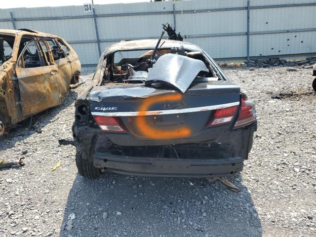2HGFB2F90FH515480 - 2015 HONDA CIVIC EXL შავი ფოტო 6
