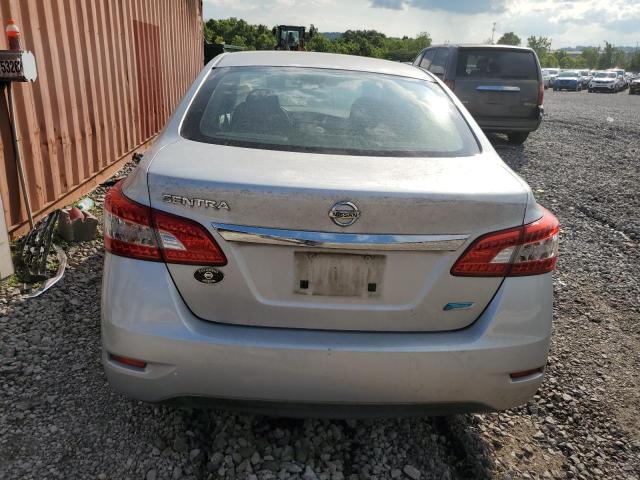 3N1AB7AP1EY224445 - 2014 NISSAN SENTRA S SILVER photo 6