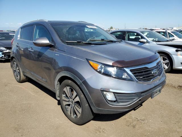 KNDPCCA24C7216131 - 2012 KIA SPORTAGE EX SILVER photo 1