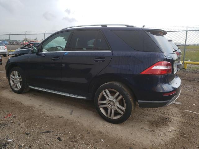 4JGDA5JB1FA520640 - 2015 MERCEDES-BENZ ML 350 BLUE photo 2