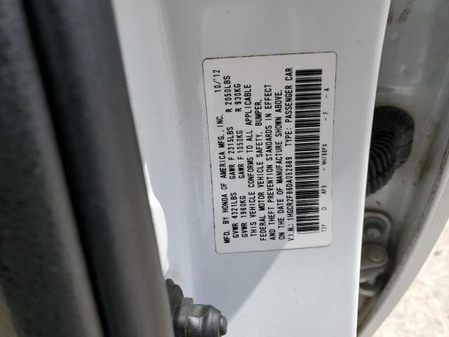 1HGCR2F86DA052889 - 2013 HONDA ACCORD EXL WHITE photo 13