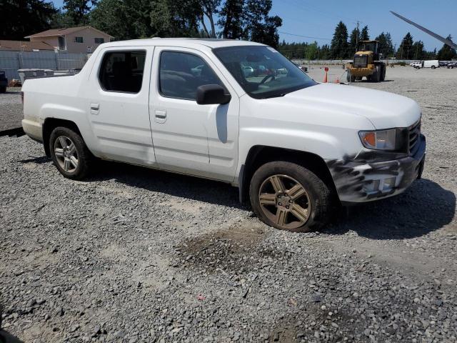 5FPYK1F51EB006234 - 2014 HONDA RIDGELINE RTL WHITE photo 4