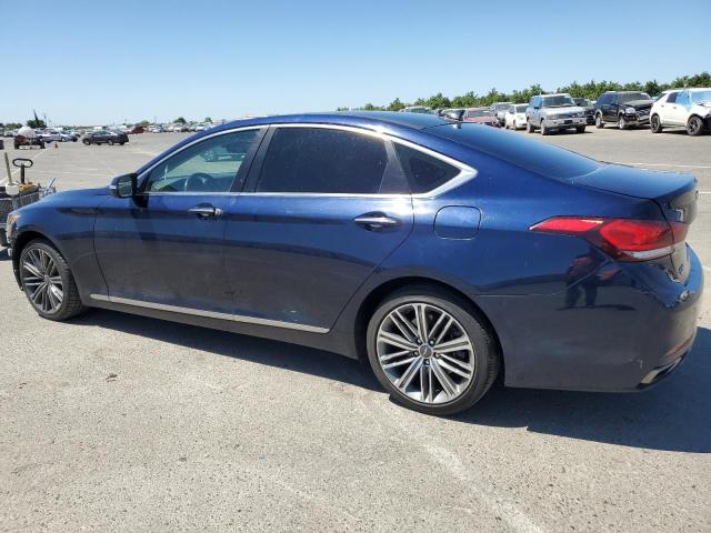 KMHGN4JE3JU285204 - 2018 GENESIS G80 BASE BLUE photo 2