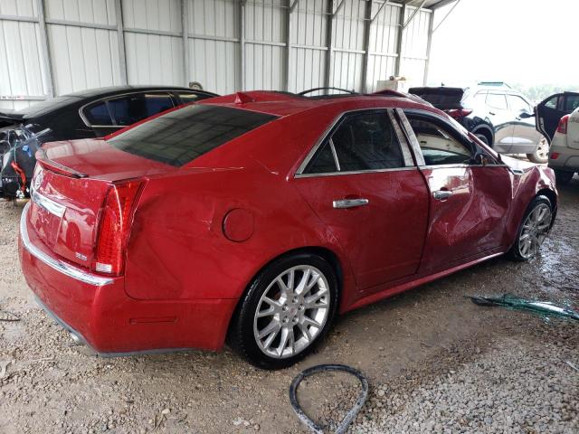 1G6DP5E3XC0103446 - 2012 CADILLAC CTS PREMIUM COLLECTION RED photo 3