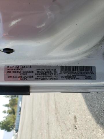 ZFBHRFAB3M6T11469 - 2021 RAM PROMASTER WHITE photo 10