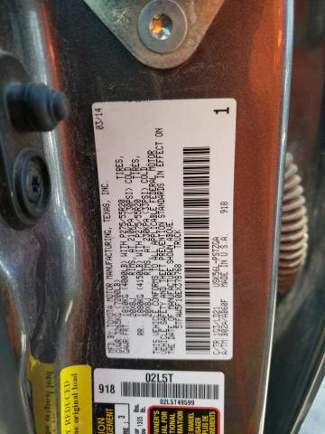 5TFAW5F10EX378768 - 2014 TOYOTA TUNDRA CREWMAX PLATINUM Grau Foto 12