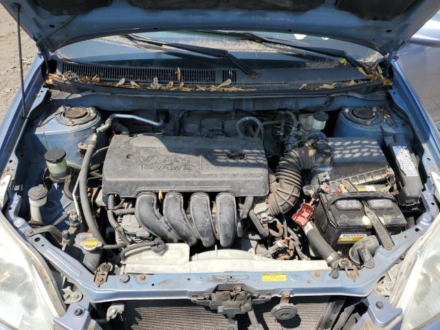 2T1KR32E55C551563 - 2005 TOYOTA COROLLA MA XR BLUE photo 11