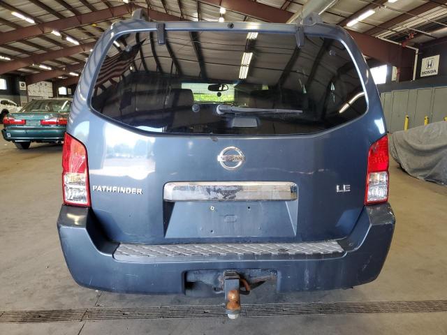 5N1AR18WX5C728824 - 2005 NISSAN PATHFINDER LE BLUE photo 6