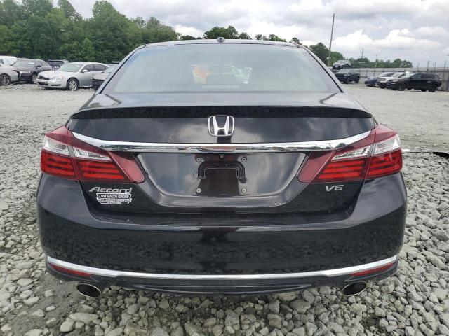 1HGCR3F80HA007779 - 2017 HONDA ACCORD EXL Negro foto 6