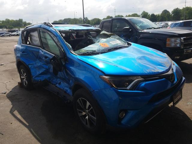 2T3RFREV0JW705215 - 2018 TOYOTA RAV4 ADVENTURE BLUE photo 1