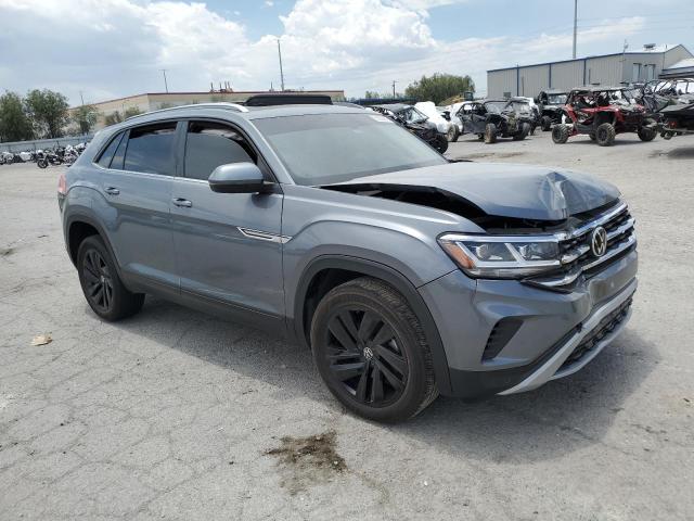 1V2JE2CA0NC217994 - 2022 VOLKSWAGEN ATLAS CROS SE GRAY photo 4