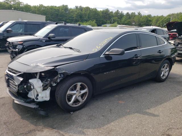 1G1ZB5STXHF161057 - 2017 CHEVROLET MALIBU LS BLACK photo 1