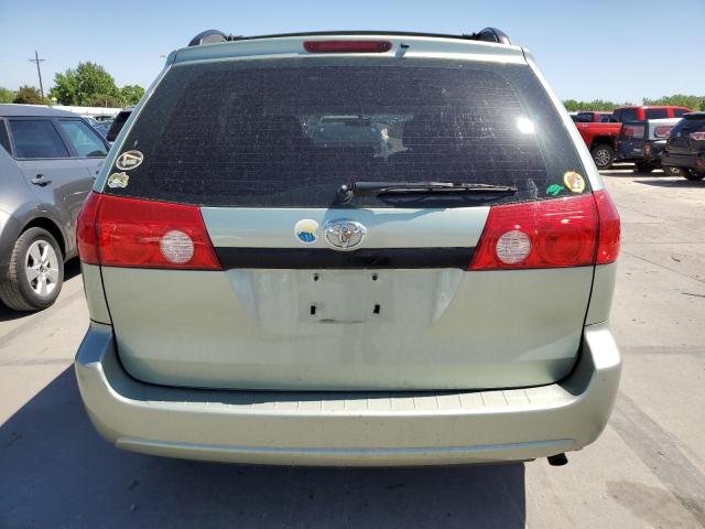 5TDZK23C28S220879 - 2008 TOYOTA SIENNA CE TEAL photo 6