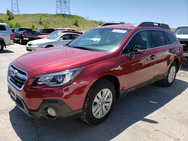 4S4BSAFCXJ3328290 - 2018 SUBARU OUTBACK 2.5I PREMIUM RED photo 1