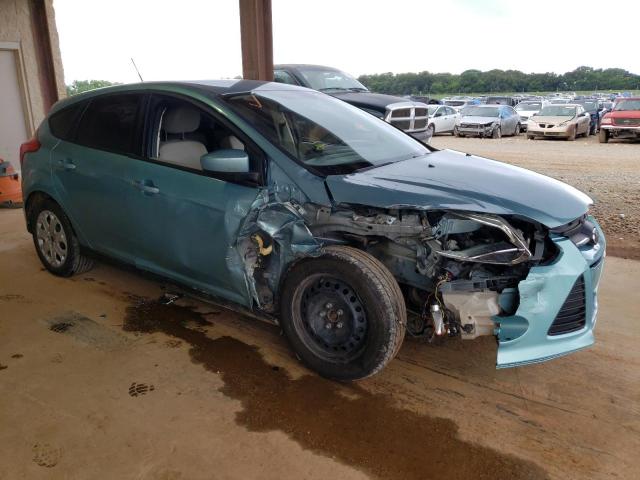 1FAHP3K24CL230793 - 2012 FORD FOCUS SE TEAL photo 4