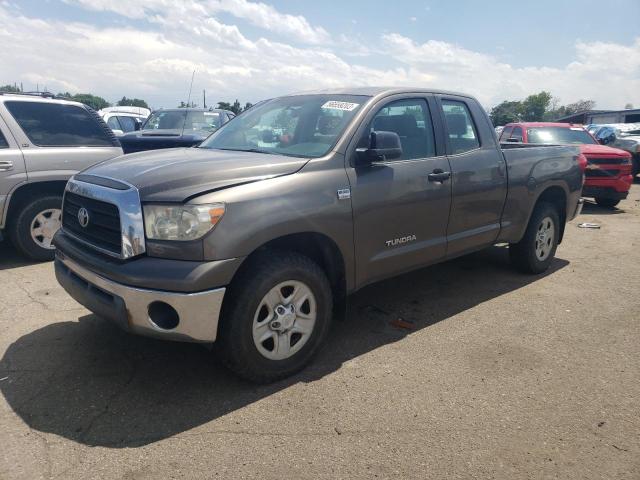 5TBBT54188S463473 - 2008 TOYOTA TUNDRA DOUBLE CAB GRAY photo 1