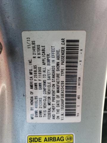 19UUA8F56EA004296 - 2014 ACURA TL TECH SILVER photo 12