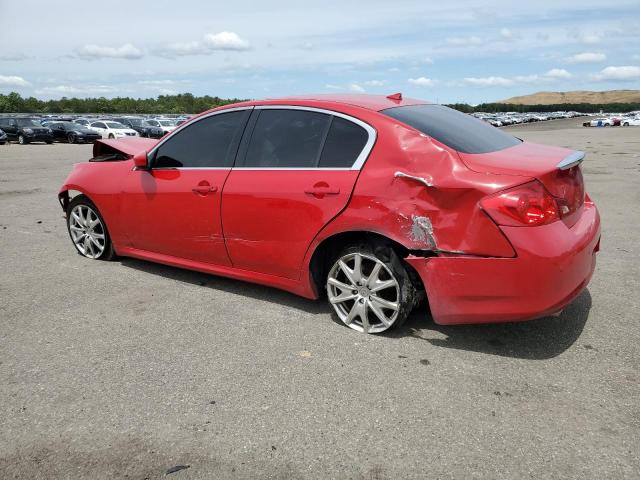 JN1CV6ARXCM681332 - 2012 INFINITI G37 RED photo 2