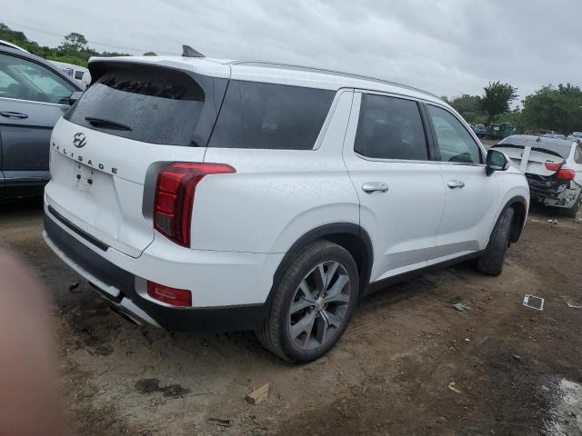 KM8R44HEXMU228729 - 2021 HYUNDAI PALISADE SEL WHITE photo 3