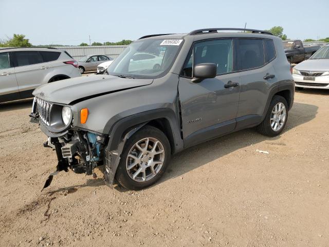 ZACNJCAB9MPM24682 - 2021 JEEP RENEGADE SPORT GRAY photo 1