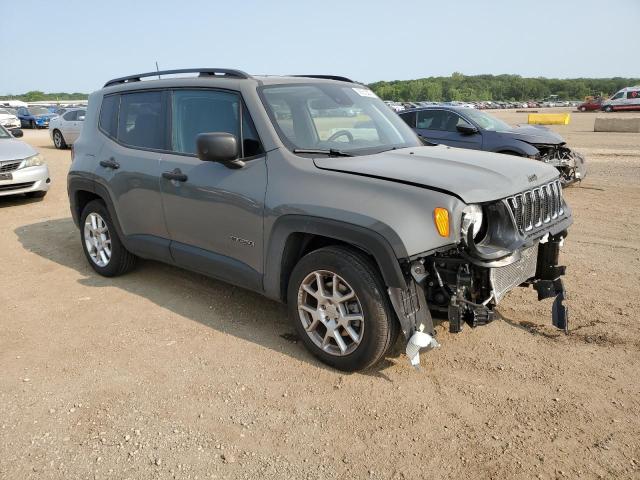 ZACNJCAB9MPM24682 - 2021 JEEP RENEGADE SPORT GRAY photo 4