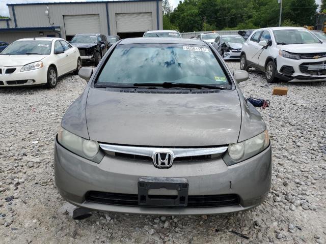 2HGFA15598H300954 - 2008 HONDA CIVIC LX GRAY photo 5