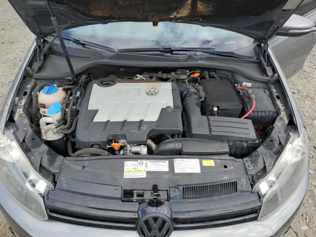 WVWNM7AJ7CW123807 - 2012 VOLKSWAGEN GOLF ნაცრისფერი ფოტო 11