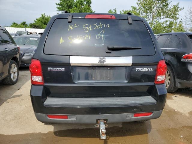 4F2CZ96108KM27069 - 2008 MAZDA TRIBUTE S BLACK photo 6