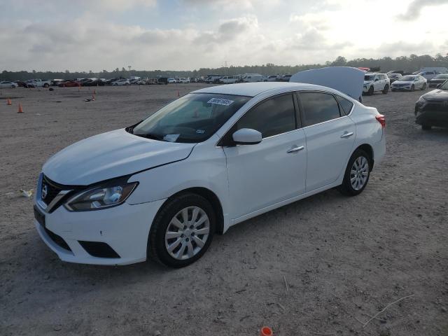 3N1AB7AP2KY301027 - 2019 NISSAN SENTRA S WHITE photo 1