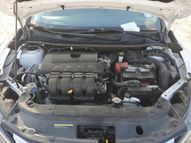 3N1AB7AP2KY301027 - 2019 NISSAN SENTRA S WHITE photo 11