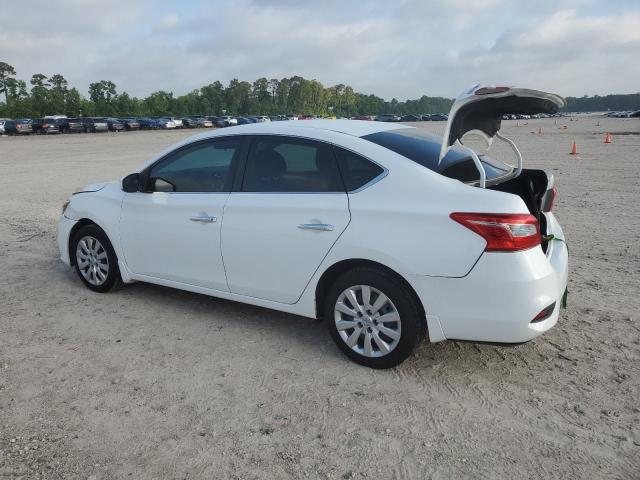 3N1AB7AP2KY301027 - 2019 NISSAN SENTRA S WHITE photo 2