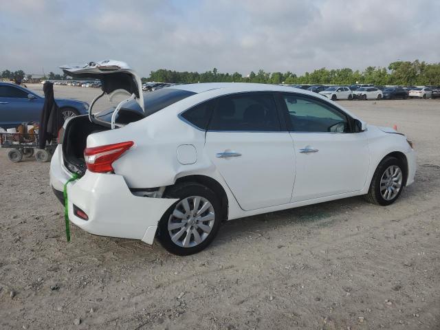 3N1AB7AP2KY301027 - 2019 NISSAN SENTRA S WHITE photo 3